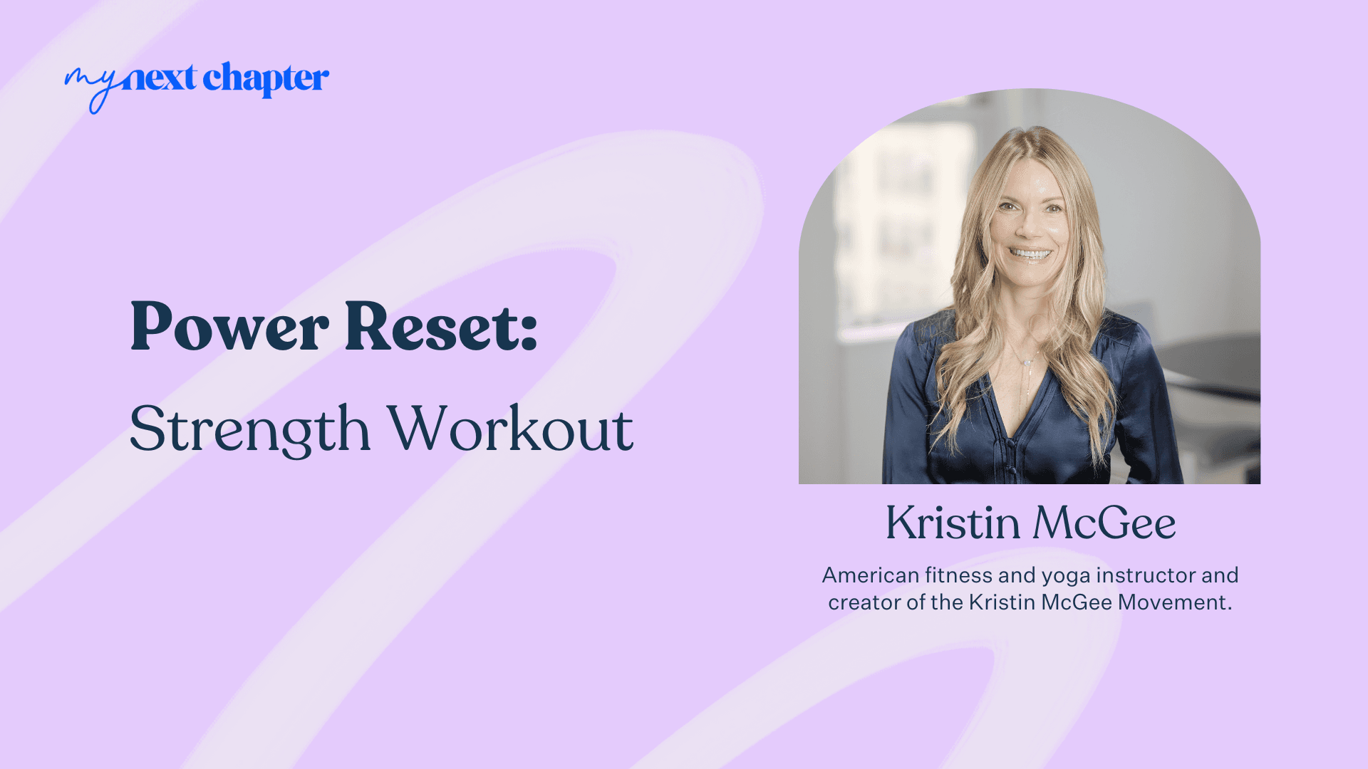 Your Wellness Plan: Power Reset: Strength Workout